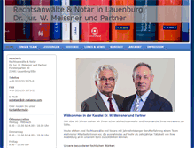 Tablet Screenshot of dr-meissner-partner.de